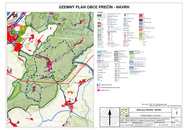 Územný plán obce Prečín